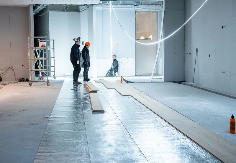 Byggnadsarbete med materialhantering, T11 Katarinahuset